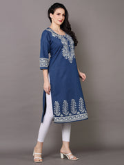 Denim Printed kurta