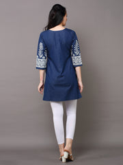 Denim Printed Kurti