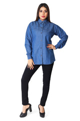 Denim Solid Shirt