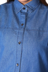 Denim Solid Shirt