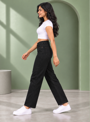 Black Stretchable Denim Jeans - Havva Fashion - Image 4