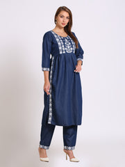 Denim Nayra Top's Bottom