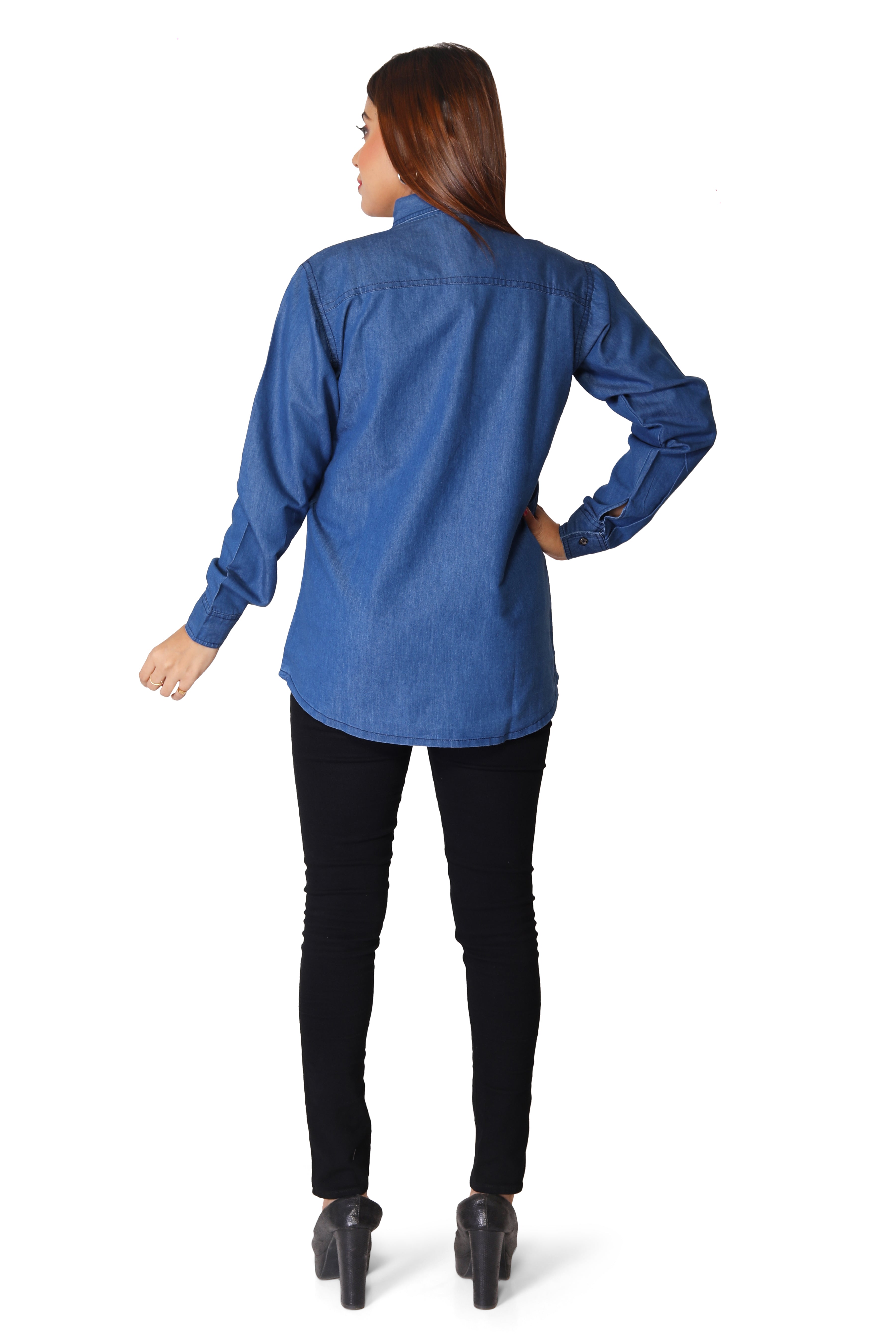 Denim Solid Shirt